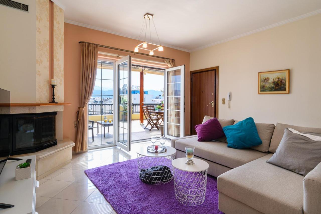 Central Penthouse In Quiet Neighborhood Near Sandy Beach Chania  Exterior photo